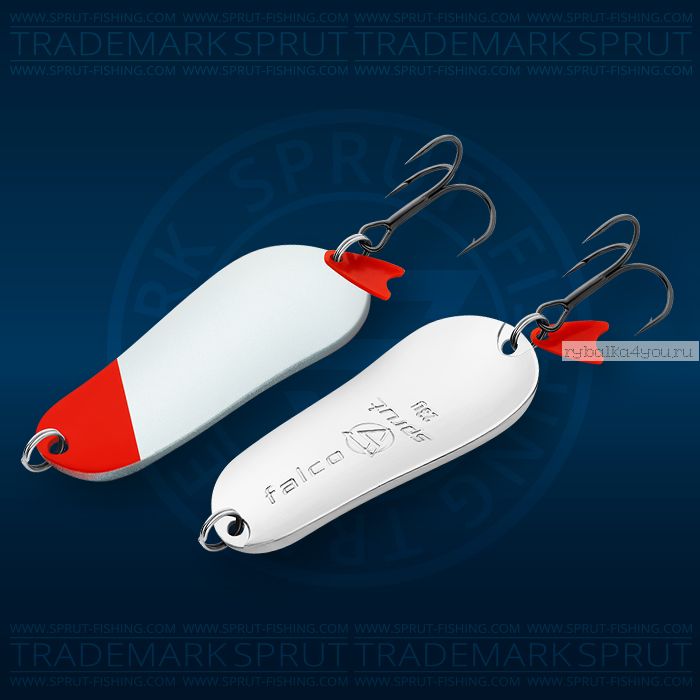 Блесна колеблющаяся Sprut Falco Spoon 65мм/23 гр / цвет: RH