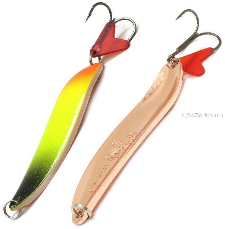 Блесна колеблющаяся Sprut Pluto Spoon 90мм/28 гр / цвет: SST