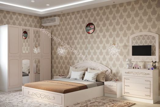 Кровать "Венеция" КРПМ-160 (1,6х2,0) с П/Мех.