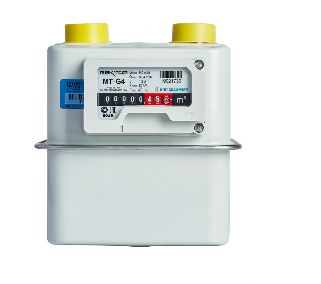 Газовый счетчик ВЕКТОР-МТ G4