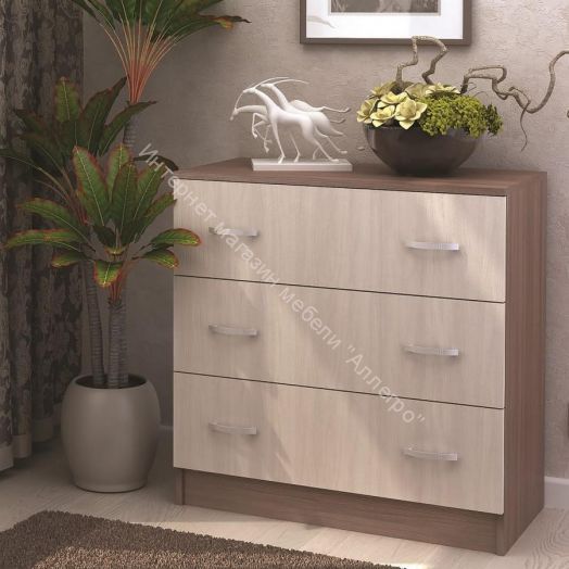 Комод "Басса" (Бася) с 3-мя ящиками КМ 551М