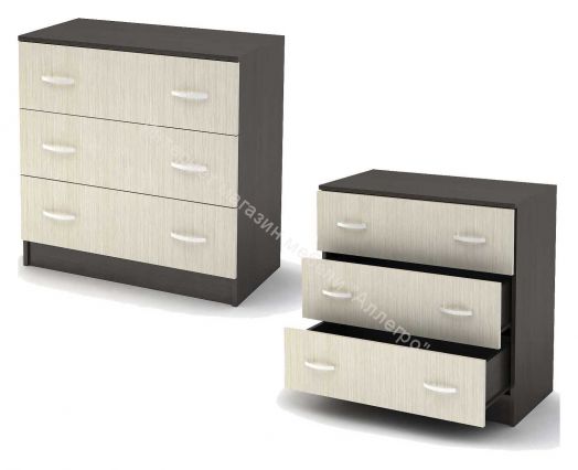 Комод "Басса" (Бася) с 3-мя ящиками КМ 551М