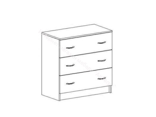 Комод "Басса" (Бася) с 3-мя ящиками КМ 551М