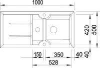 Мойка Blanco Idessa 6S 516984 схема 5