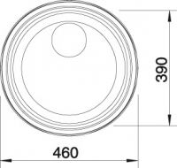 Мойка Blanco Rondo Sol 513306 сталь полированная схема 3