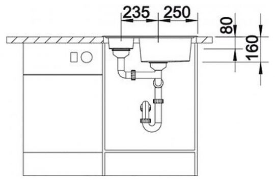 Мойка кухонная Blanco Tipo 6 Basic 514813 ФОТО