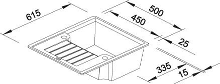 Мойка Blanco Zia 40S 520624 схема 3