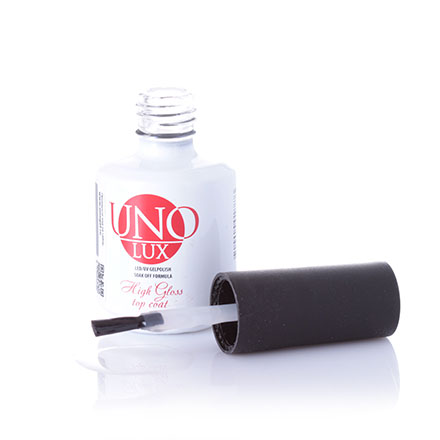 UNO LUX, Топ High Gloss Top Coat, 15 мл