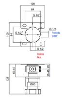 Однорычажный смеситель Antonio Lupi Tank TANK схема 1