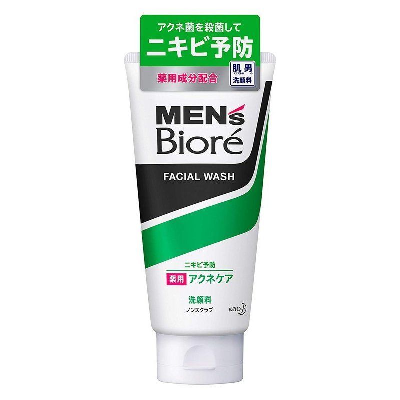 Пенка для умывания Men's Biore ACNE care 130гр.