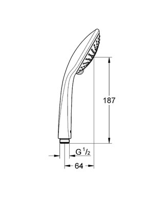 Ручной душ Grohe Euphoria 27222 ФОТО