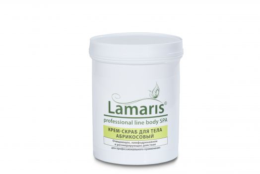 Крем-скраб для тела Абрикосовый Lamaris - 350, 600 гр.