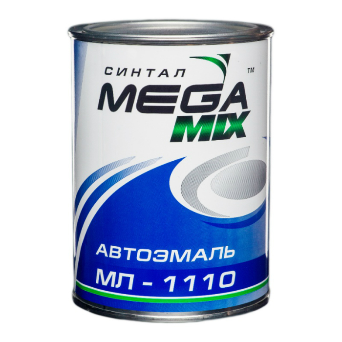 MegaMix Автоэмаль МЛ-1110, 225 светло-желтая, 800гр.