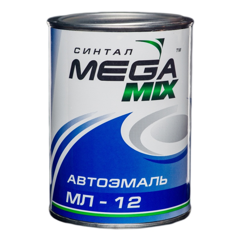 MegaMix Автоэмаль МЛ-12, Белый, 800гр.