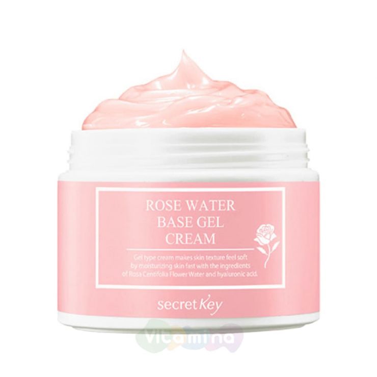 Secret Key Гель крем с экстрактом розы Rose Water Base Gel Cream, 100 г