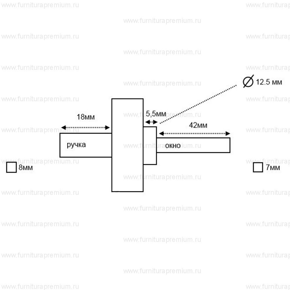 Оконная ручка Fratelli Cattini Boom FW