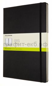 Книжка зап.Moleskine А4 Classic нелинованная черная QP112