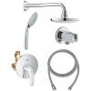 Изображение Душевой комплект Grohe Eurosmart 124440