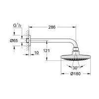 Душевой комплект Grohe Eurosmart 124440 схема 2