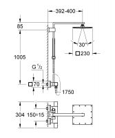 Душевая система Grohe Euphoria Cub 26087000 схема 1