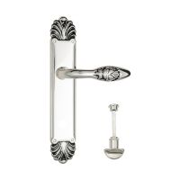 Ручка на планке Venezia Casanova PL87 WC-2. натуральное серебро+черный