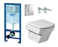 Инсталляция Grohe с унитазом Roca Hall 346627000 схема 1