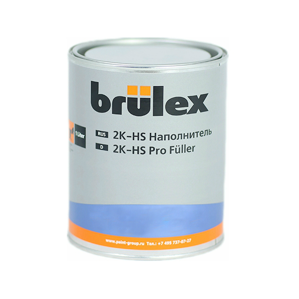 Brulex 2K HS PRO Fuller, название цвета "Темно-серый", объем 1л.