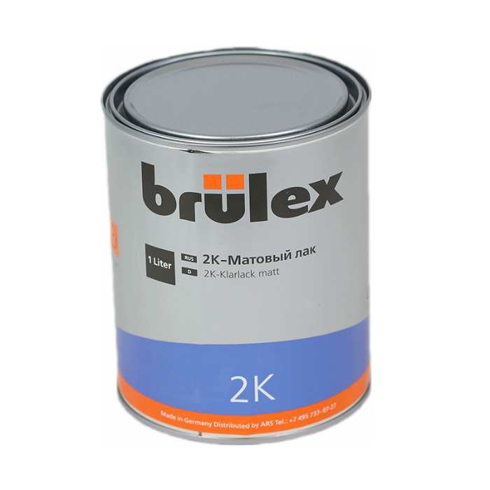 Brulex 2K Матовый лак, объем 1л.