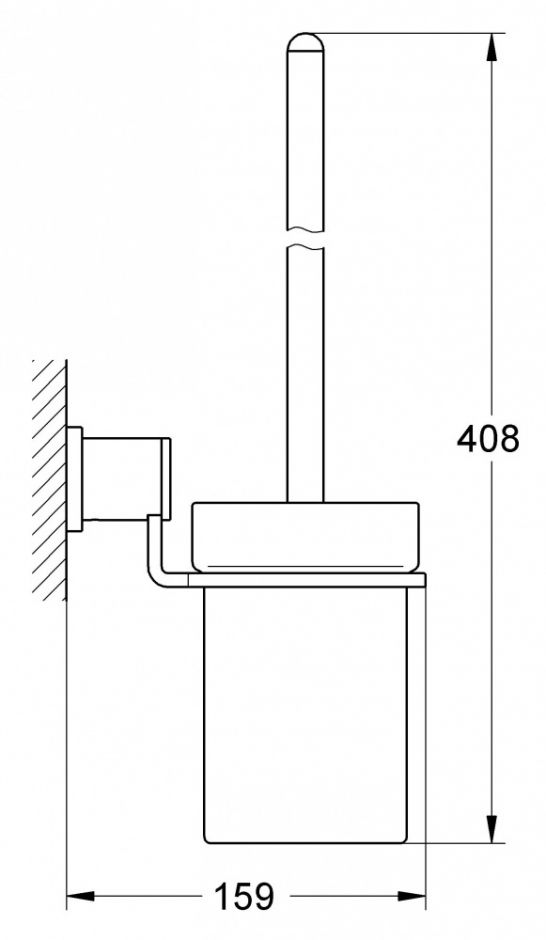 Ершик туалетный Grohe Allure 40340000 ФОТО