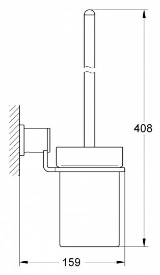 Ершик туалетный Grohe Allure 40340000 ФОТО