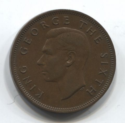 1/2 пенни 1951 Новая Зеландия