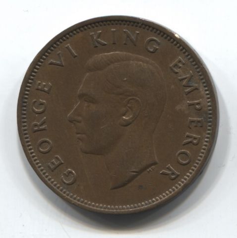 1/2 пенни 1947 Новая Зеландия