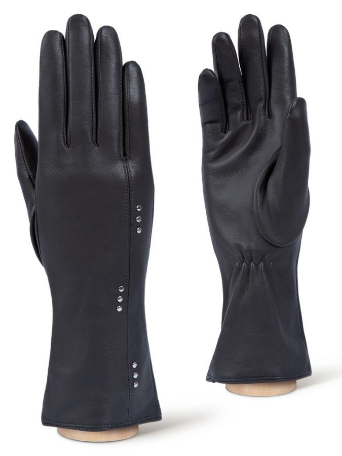 Кожаные серые перчатки ELEGANZZA GR01-00034856