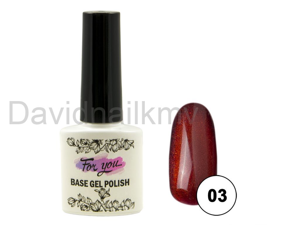 ГЕЛЬ-ЛАК FOR YOU CAT'S EYE CRYSTAL EFFECT № 03