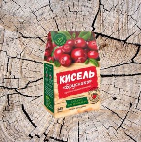 Сухой кисель "Брусника", 340 гр.