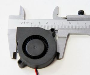 Вентилятор радиальный (центробежный) 50х50х15мм 12В