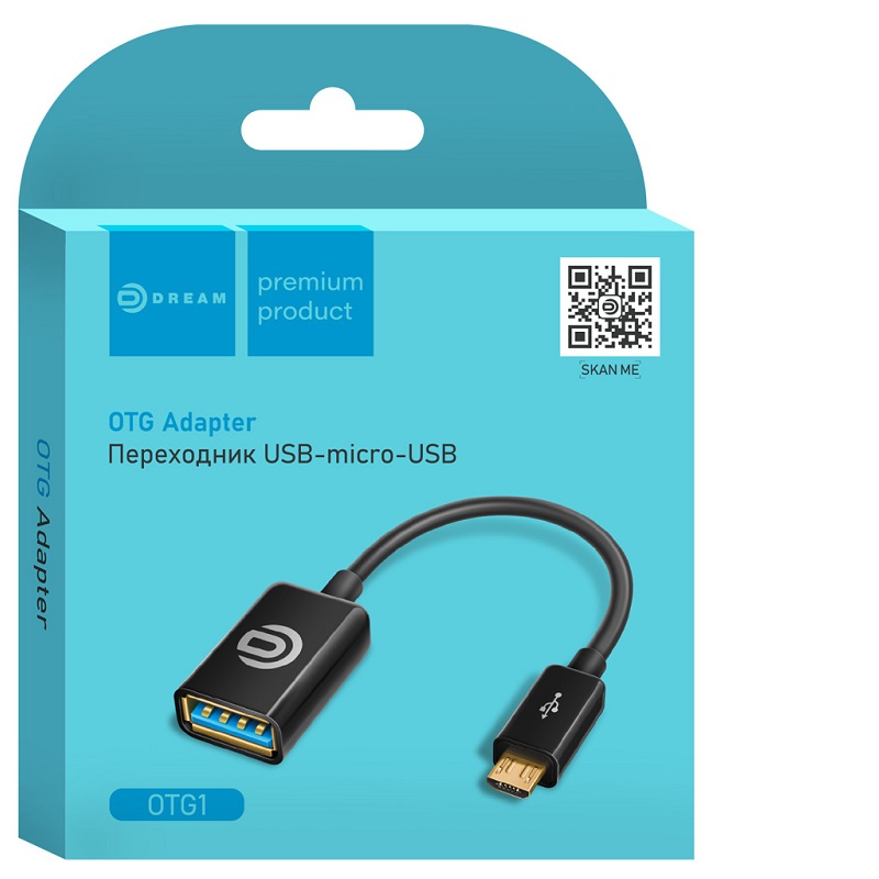 Адаптер OTG MicroUSB-USB