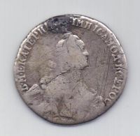 полтина 1765 СПБ СА R!!! Екатерина II