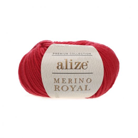 Merino royal (Alize) 56-красный