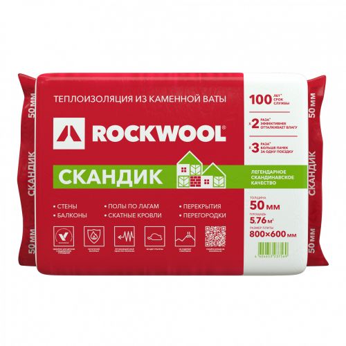 Каменная вата Rockwool