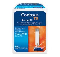 Тест-полоски Контур ТС (Contour TS), 25 шт