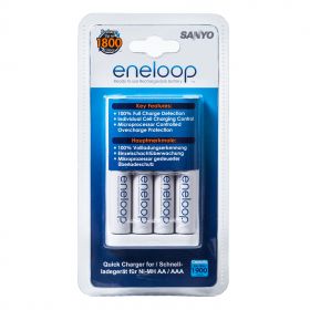 Зарядное устройство SANYO + 4 аккумулятора eneloop1900mAh