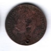 2 эре 1858 года Швеция VF-