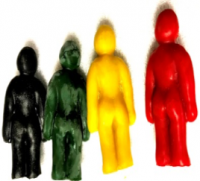 Вольт (Кукла Вуду)мужчина Черная Воск