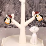 Клипсы "Новогодние пингвинчики" (Danecraft США)