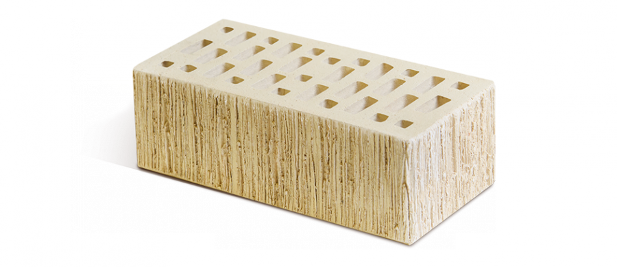 Кирпич керамический облицовочный Светло-бежевый тростник 1.4 NF (250x120x88) Маркинский кирпичный завод