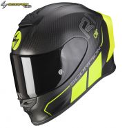 Шлем Scorpion EXO-R1 Air Carbon Air Corpus II, Матовый черный с желтым