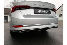 Накладки заднего бампера, Milotec, стиль Sportline