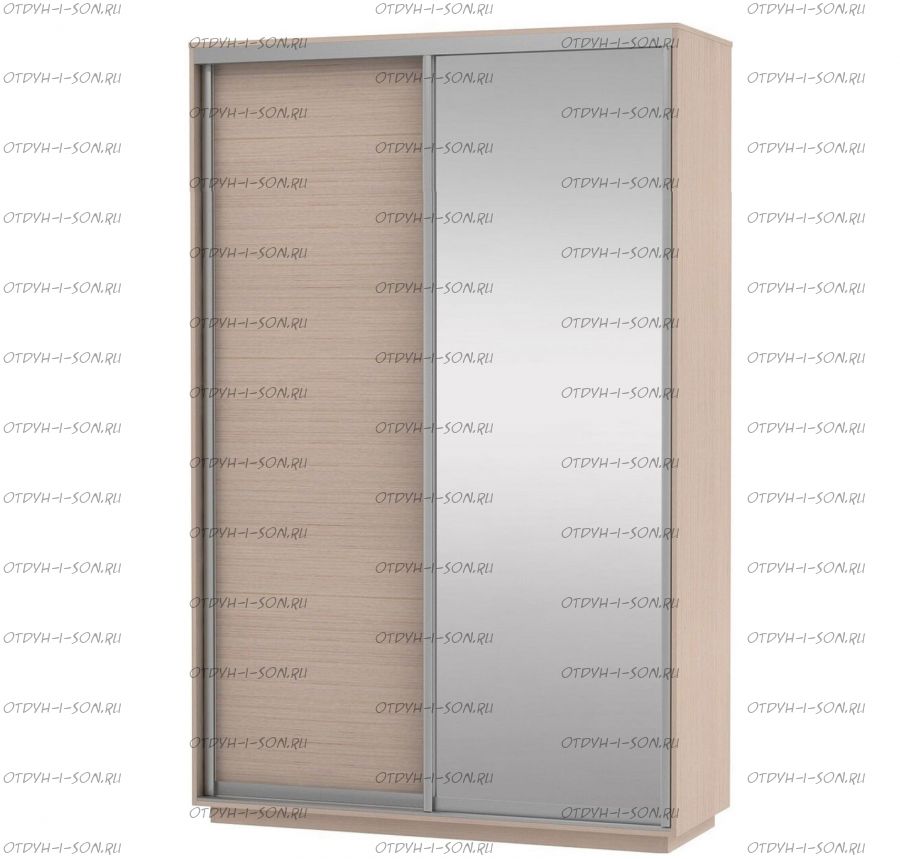 Шкаф-купе Экспресс Элемент дуо, 2 двери