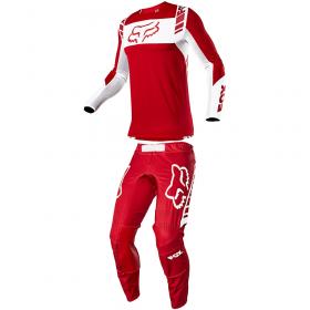 Fox Flexair Mach One Flame Red джерси и штаны для мотокросса